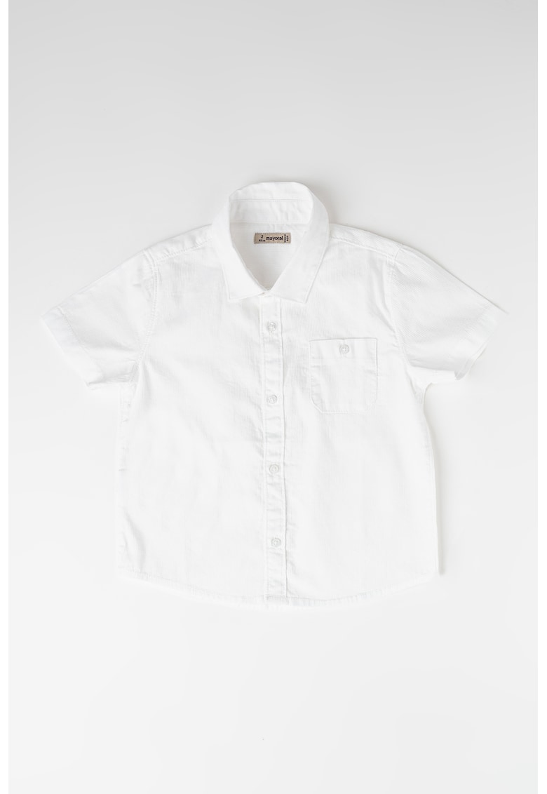 Camasa regular fit de bumbac - Alb