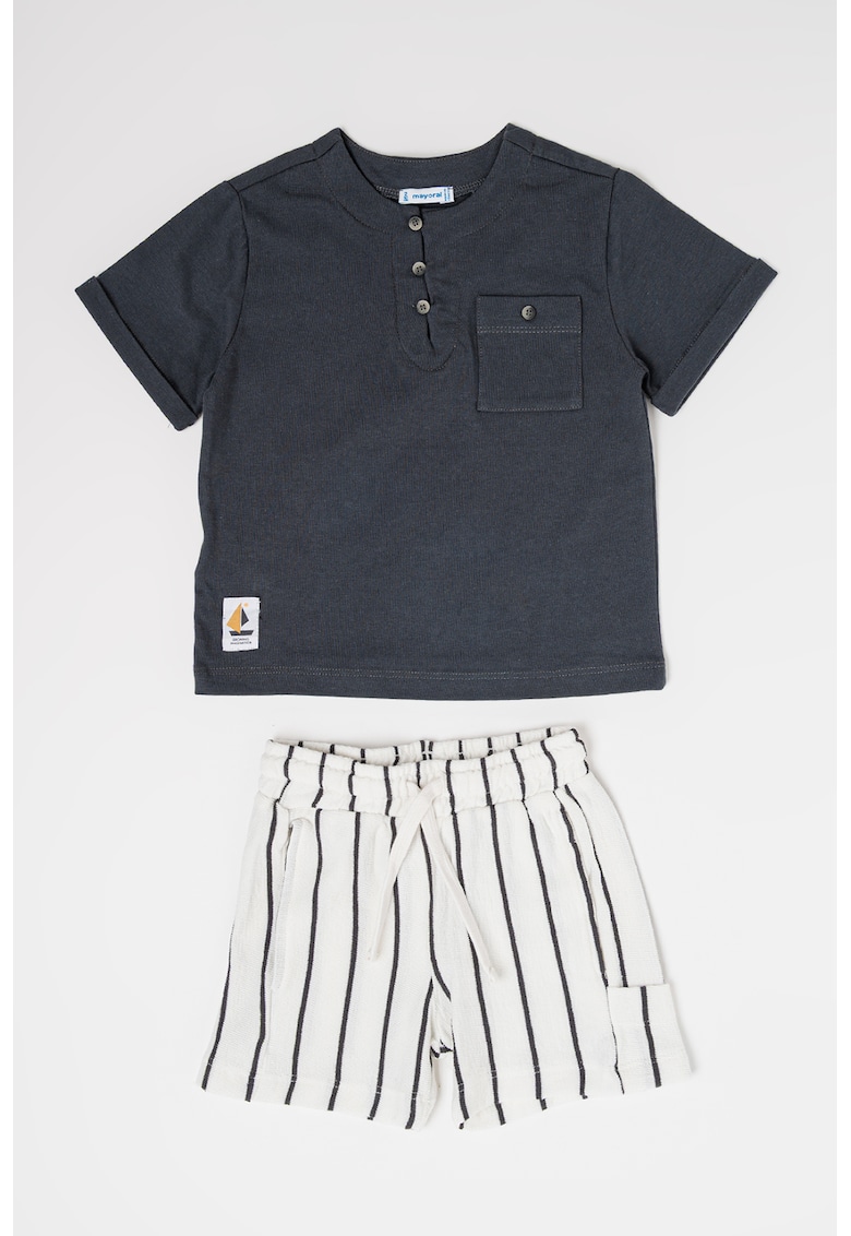 Set de tricou de bumbac si pantaloni