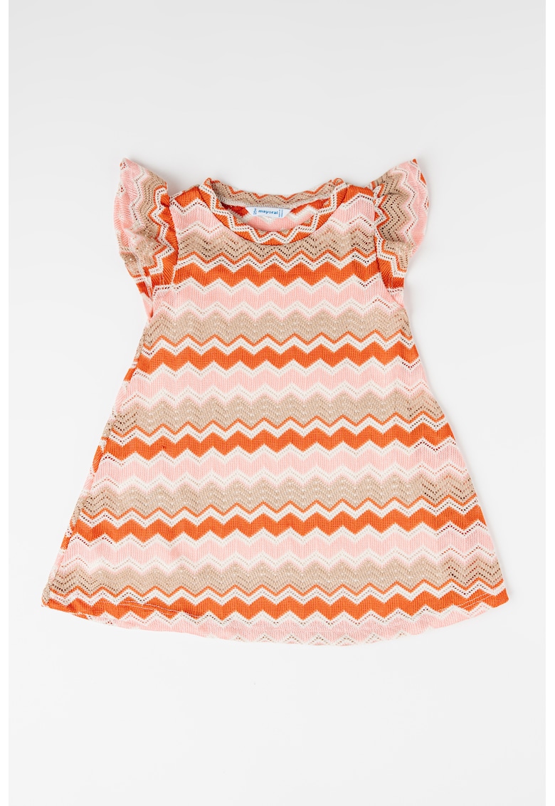 Rochie evazata cu dungi