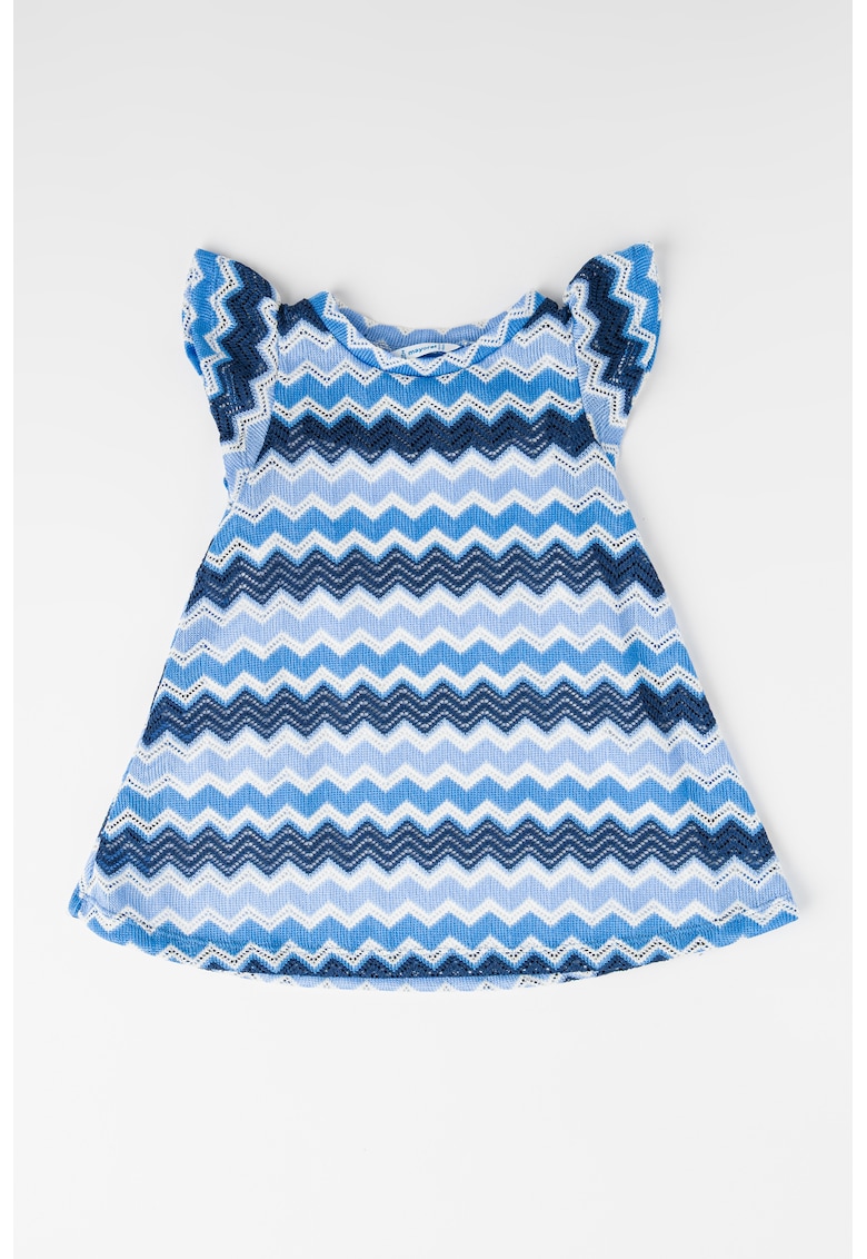 Rochie evazata cu dungi