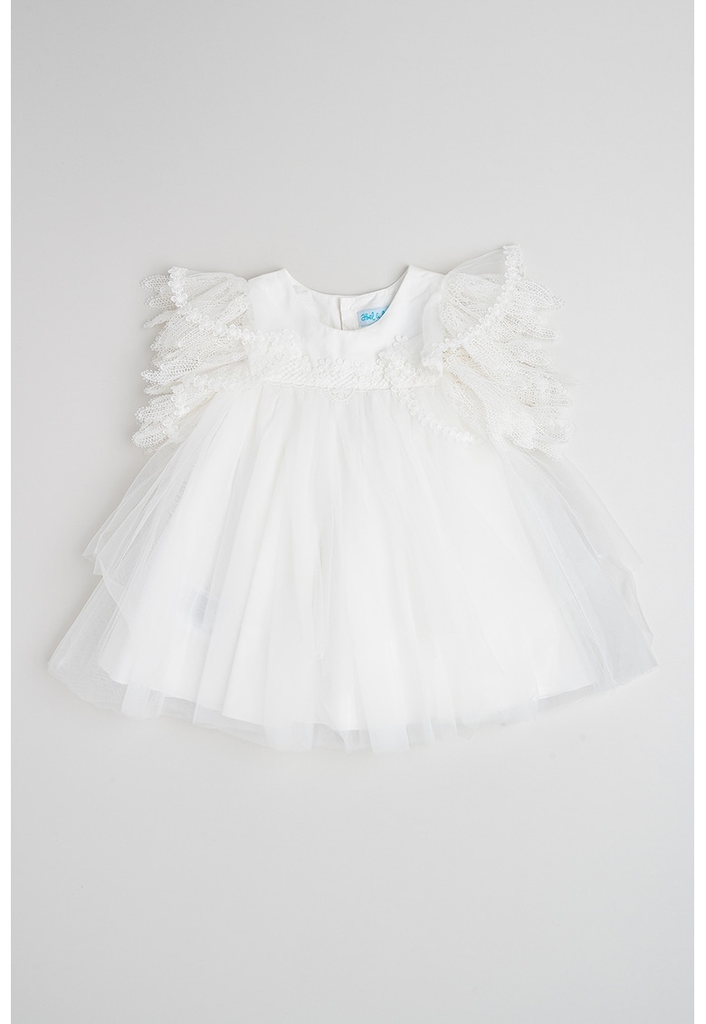 Rochie evazata cu volane