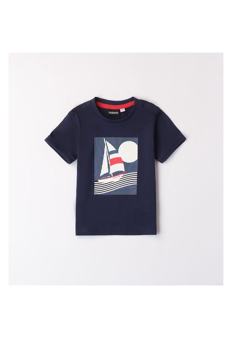 Tricou cu imprimeu nautic pentru baiat