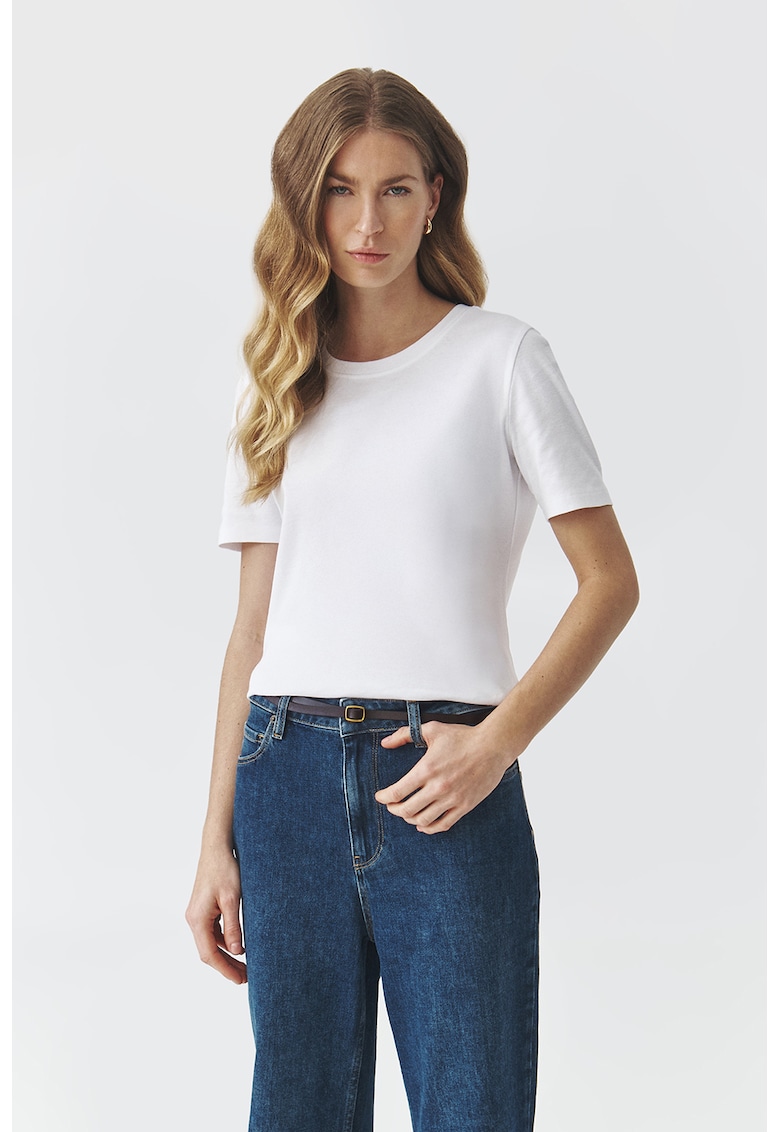 Tricou uni de bumbac