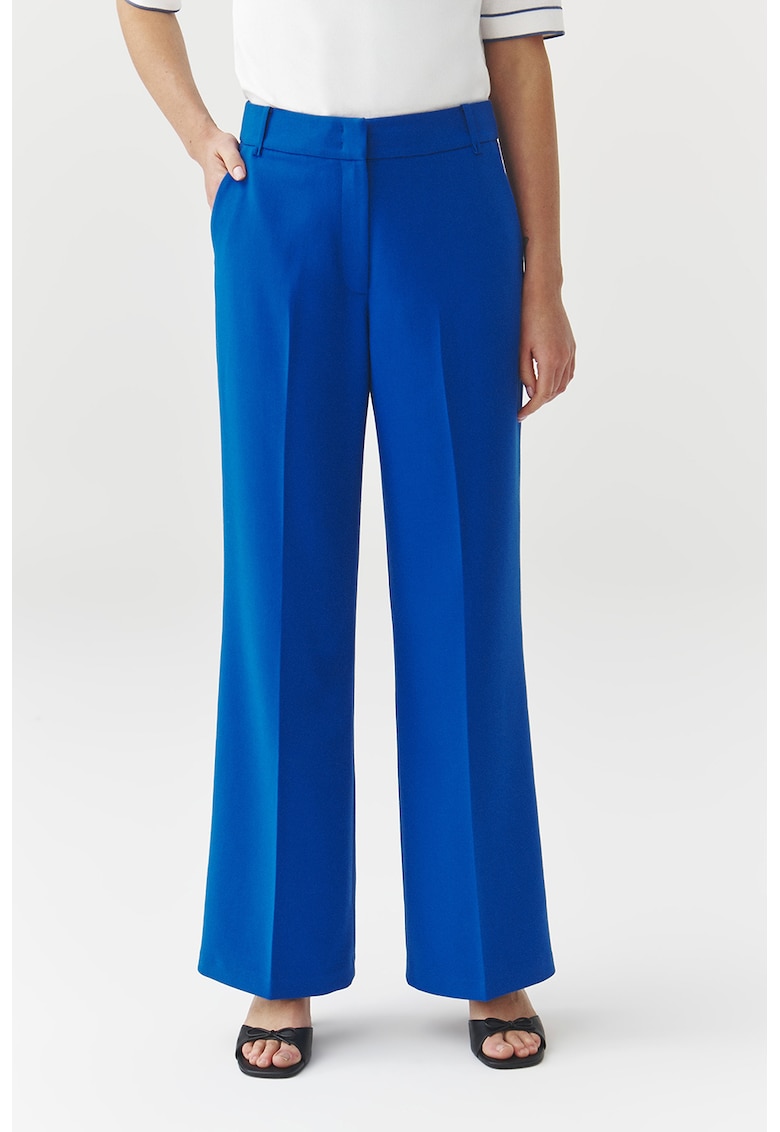 Pantaloni ampli cu pensa