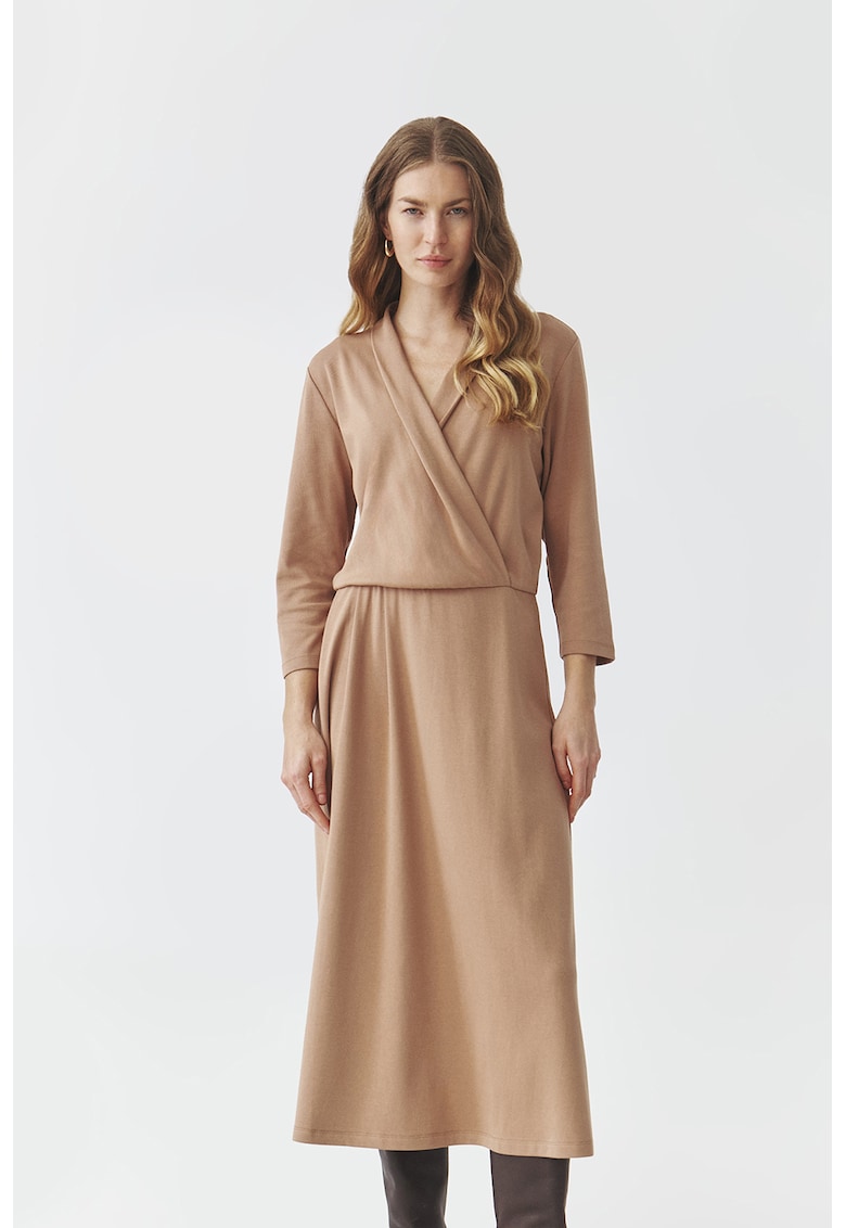 Rochie din amestec de modal cu decolteu in V