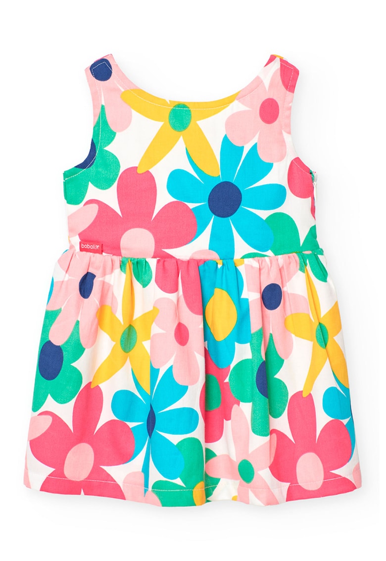 Rochie de bumbac cu model floral