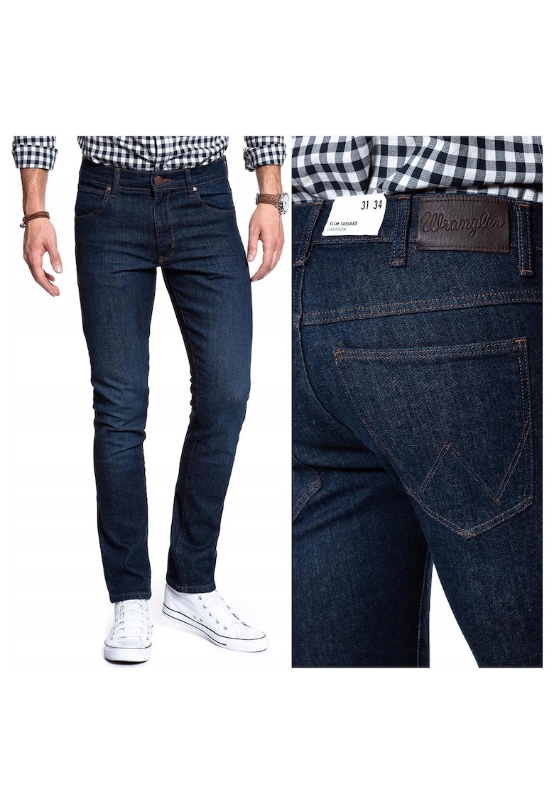 Blugi barbati -  14144-84 - Larston - Bumbac - Lungi - Barbati - Slim fit - W27-L32 US - Albastru