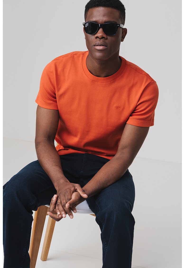 Tricou slim fit Allen - Portocaliu