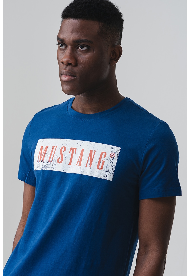 Tricou de bumbac cu imprimeu logo Austin