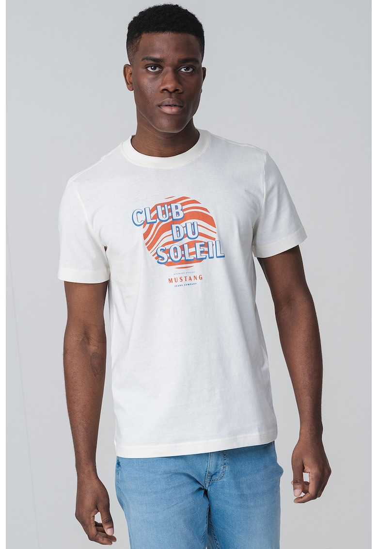 Tricou de bumbac cu imprimeu Austin