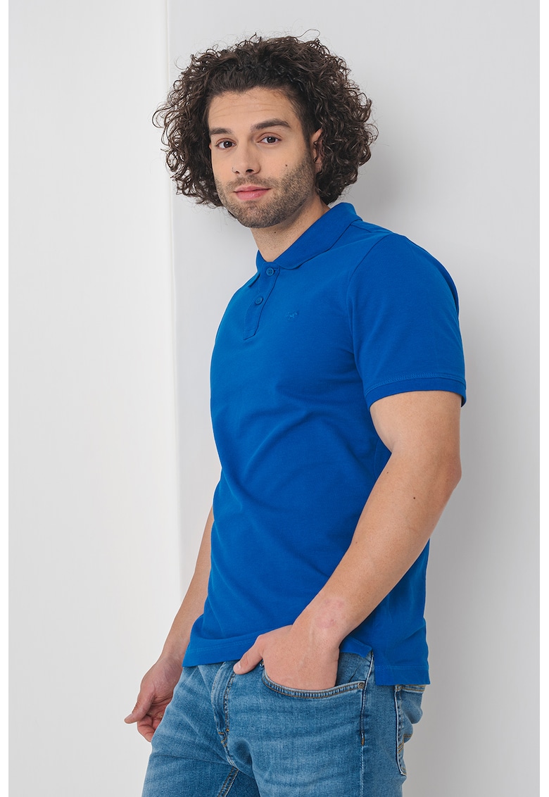 Tricou polo de bumbac - Albastru royal