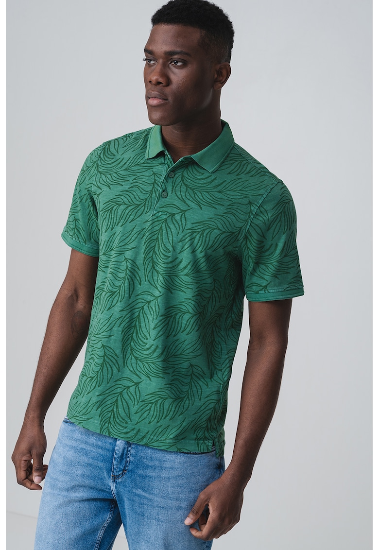 Tricou polo cu imprimeu Palco - Verde