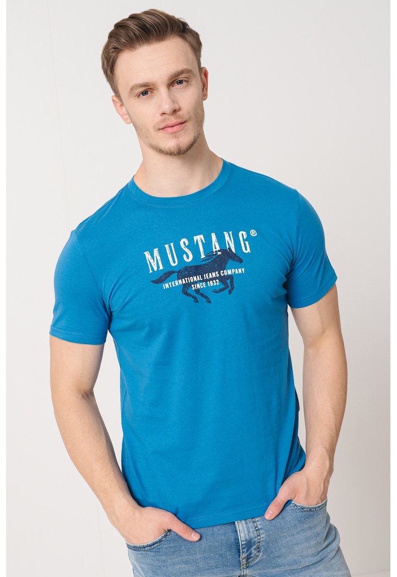 Tricou de bumbac cu imprimeu logo