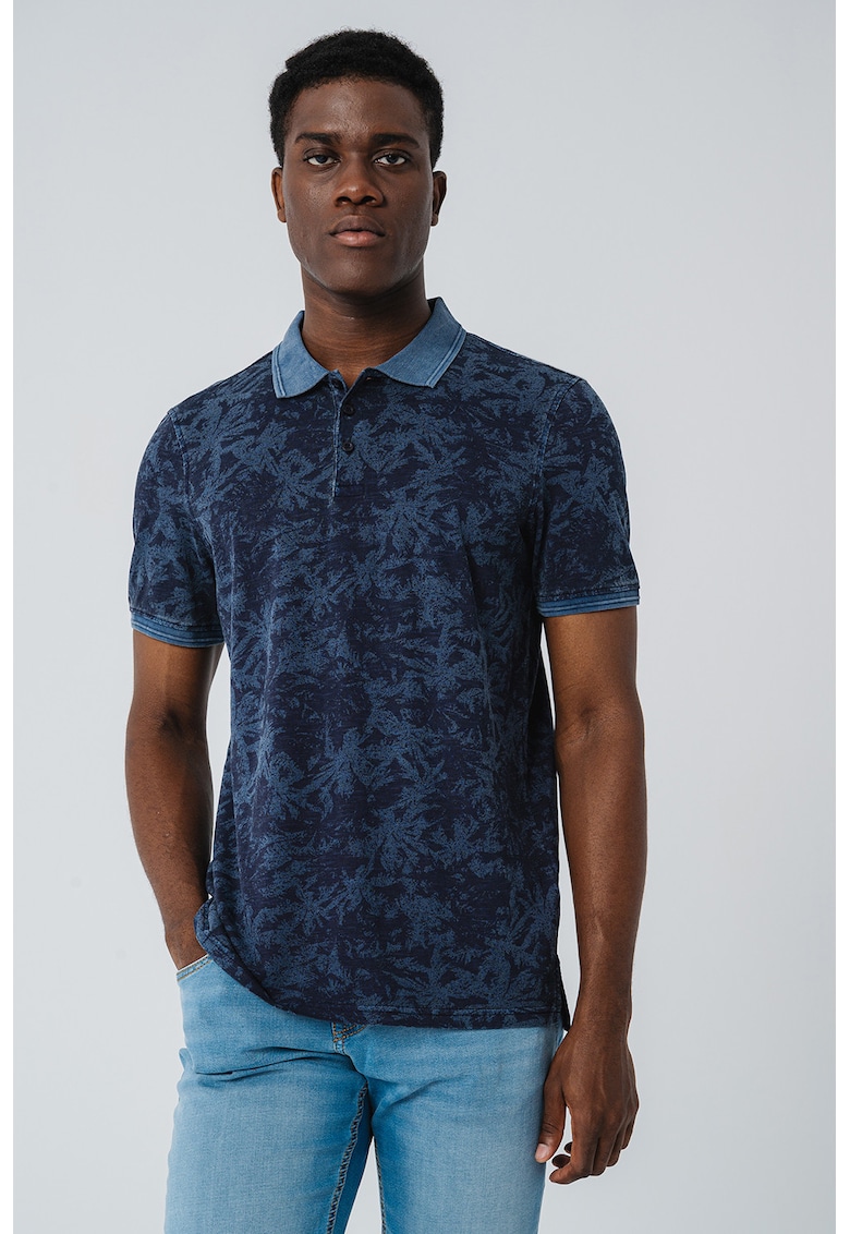 Tricou polo cu imprimeu tropical Palco Palco