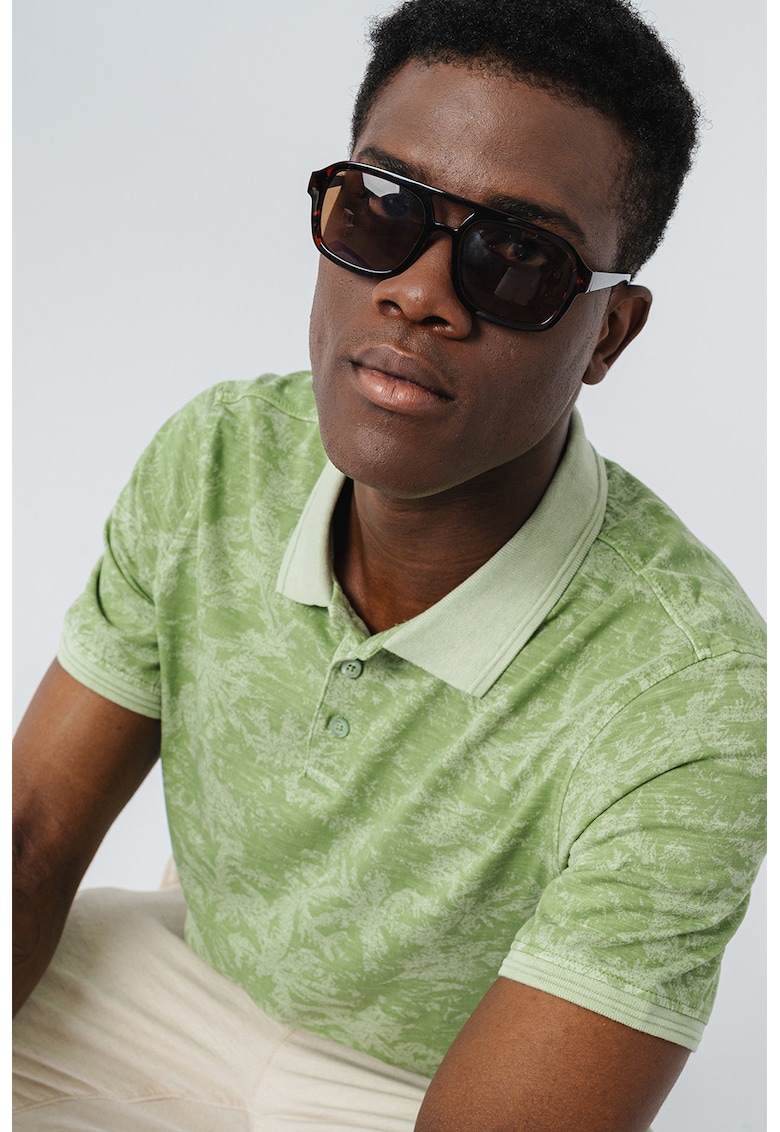 Tricou polo cu imprimeu tropical Palco Palco