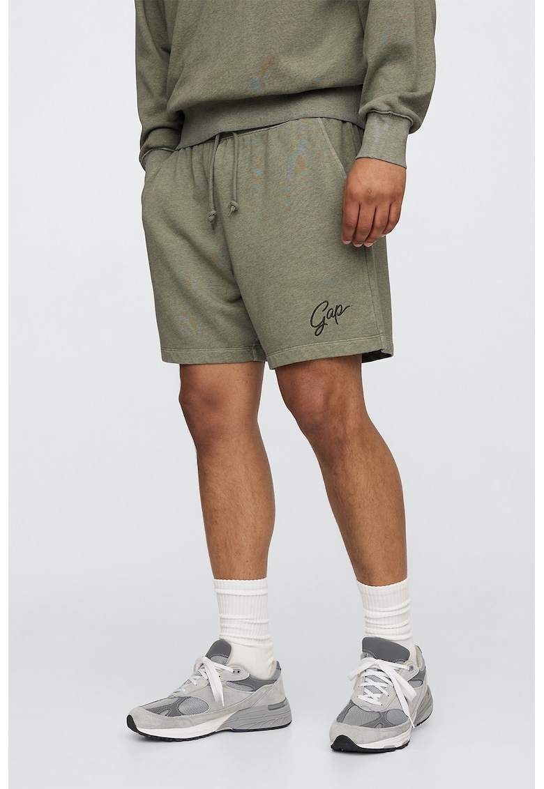 Pantaloni scurti cu detaliu logo