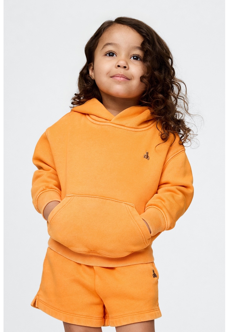 Hanorac relaxed-fit cu buzunar kangaroo