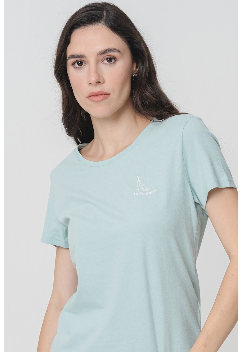 Tricou cu decolteu rotund Alma