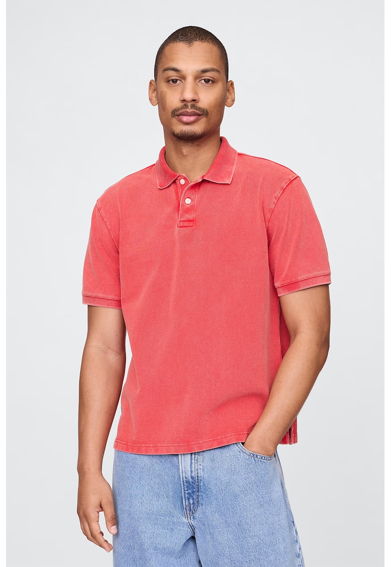 Tricou polo cu model uni