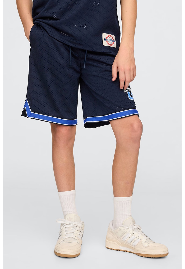 Pantaloni scurti cu buzunare - Albastru royal/Alb optic/Bleumarin