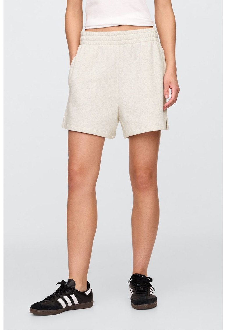 Pantaloni scurti cu talie inalta