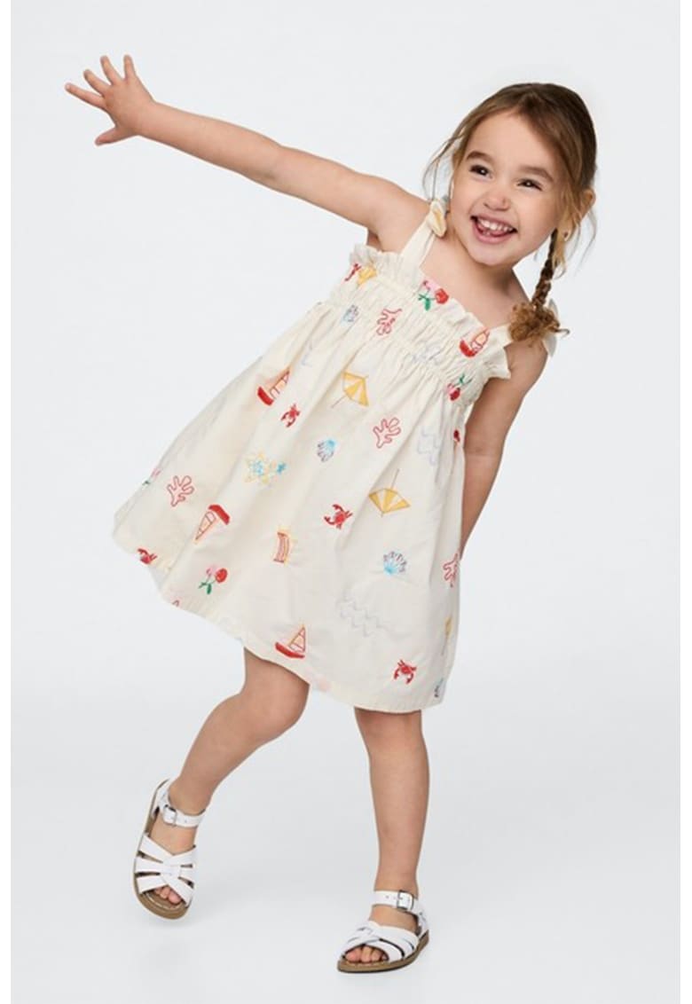 Rochie de bumbac cu model