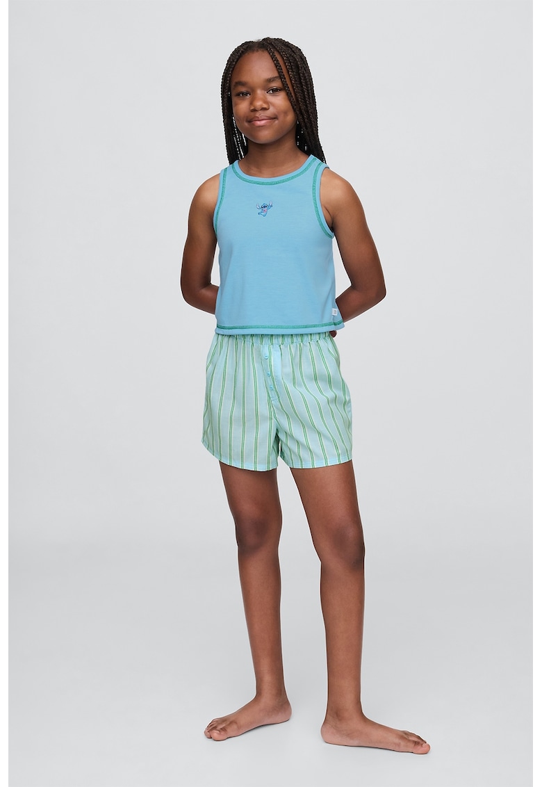 Pijama scurta cu decolteu rotund