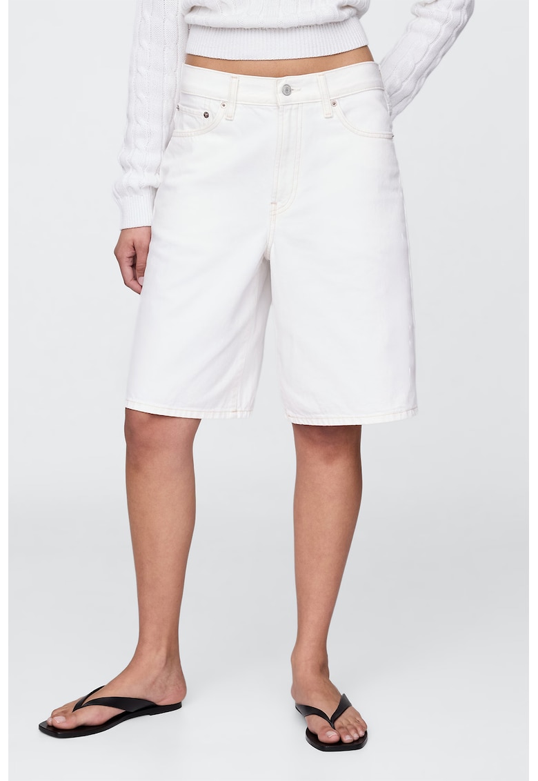 Blugi relaxed fit cu model cu 5 buzunare Blugi relaxed fit cu model cu 5 buzunare