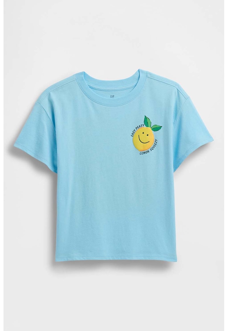 Tricou cu imprimeu cu fructe - Verde/Galben/Albastru