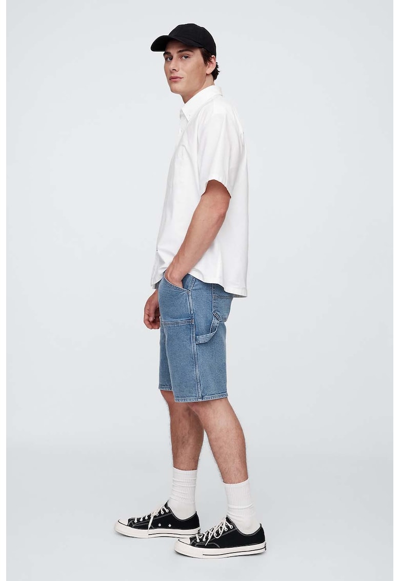 Pantaloni scurti cargo din denim