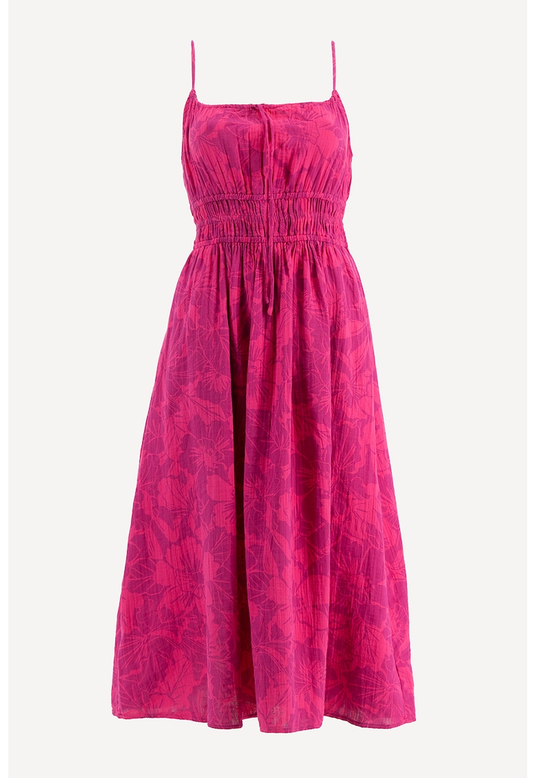 Rochie lunga cu buzunare laterale - fara maneci