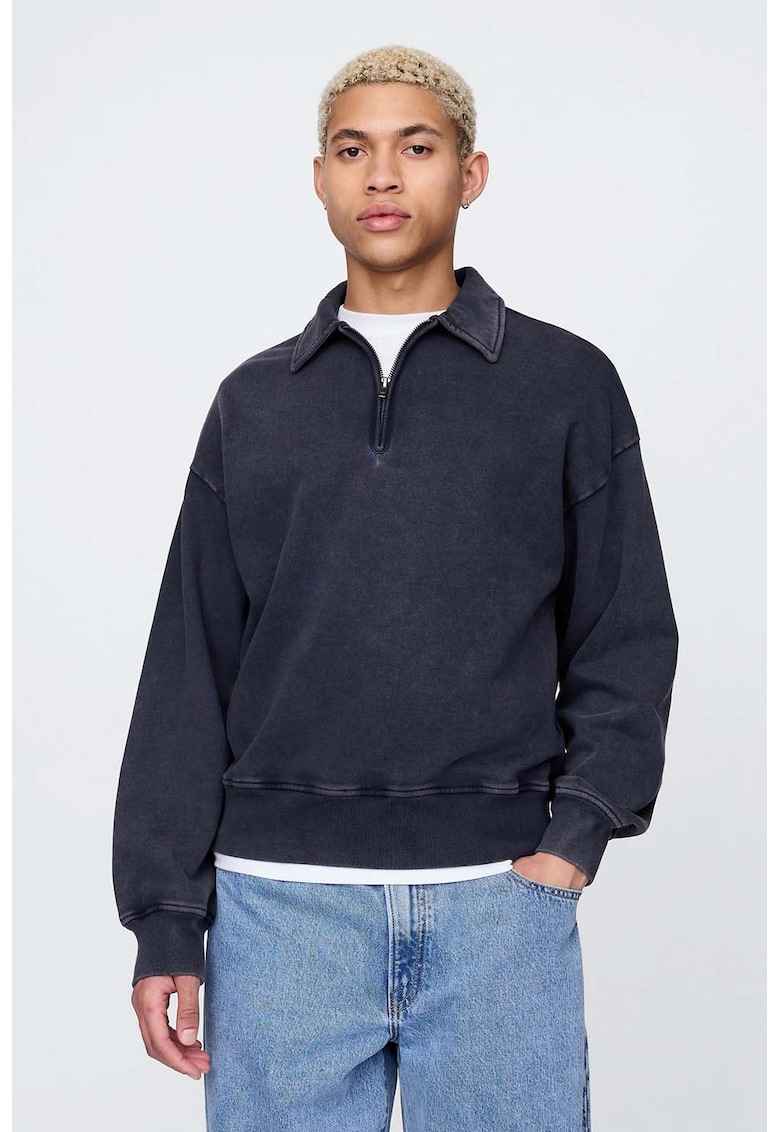 Bluza de trening cu aspect decolorat