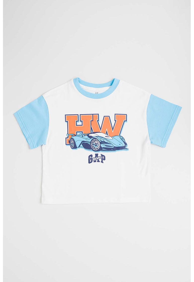 Tricou cu imprimeu Hot Wheels