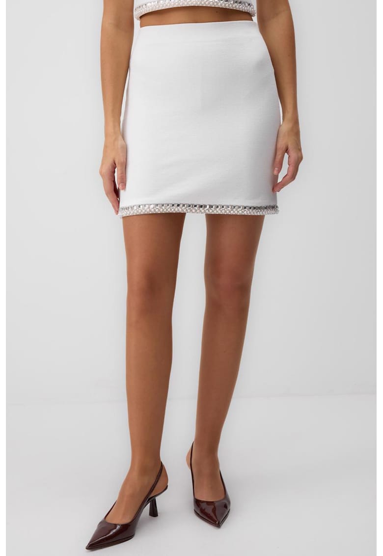 Fusta scurta cu croiala dreapta