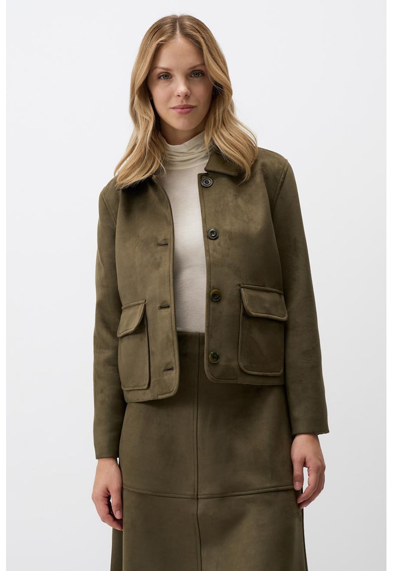 Jacheta-camasa din amestec de lycra