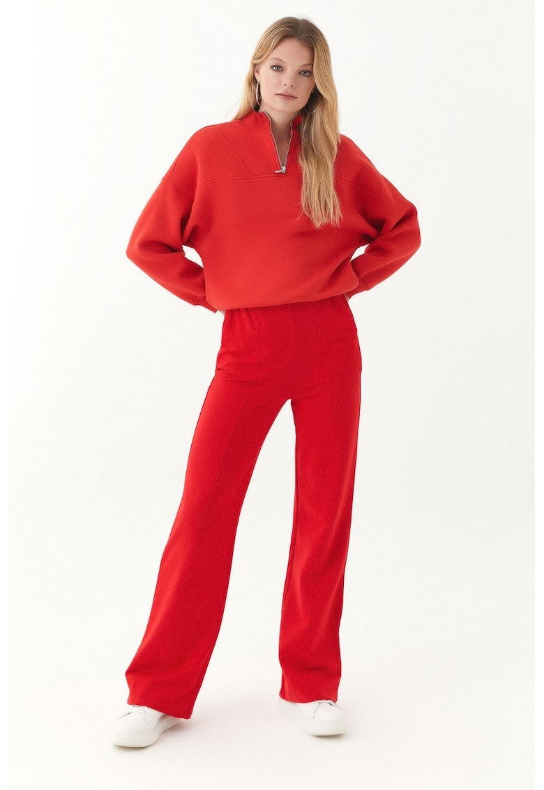 Pantaloni evazati cu buzunare oblice Bosribbel