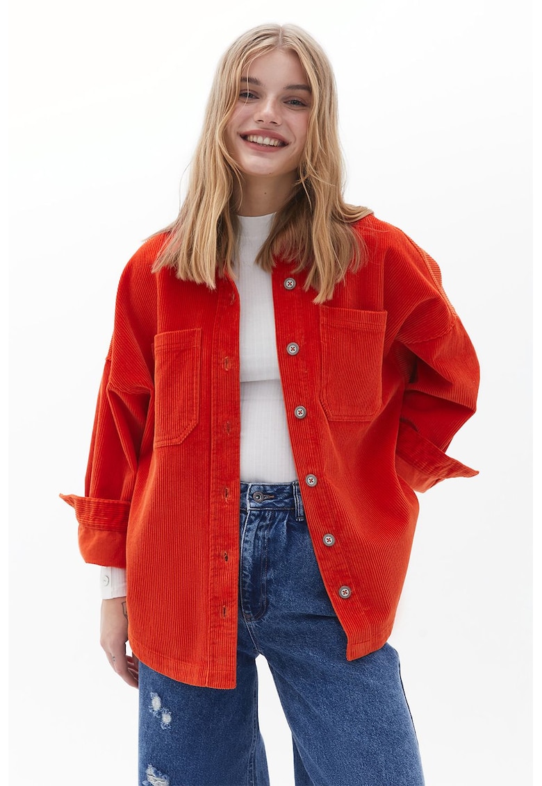 Jacheta-camasa cu maneci cazute