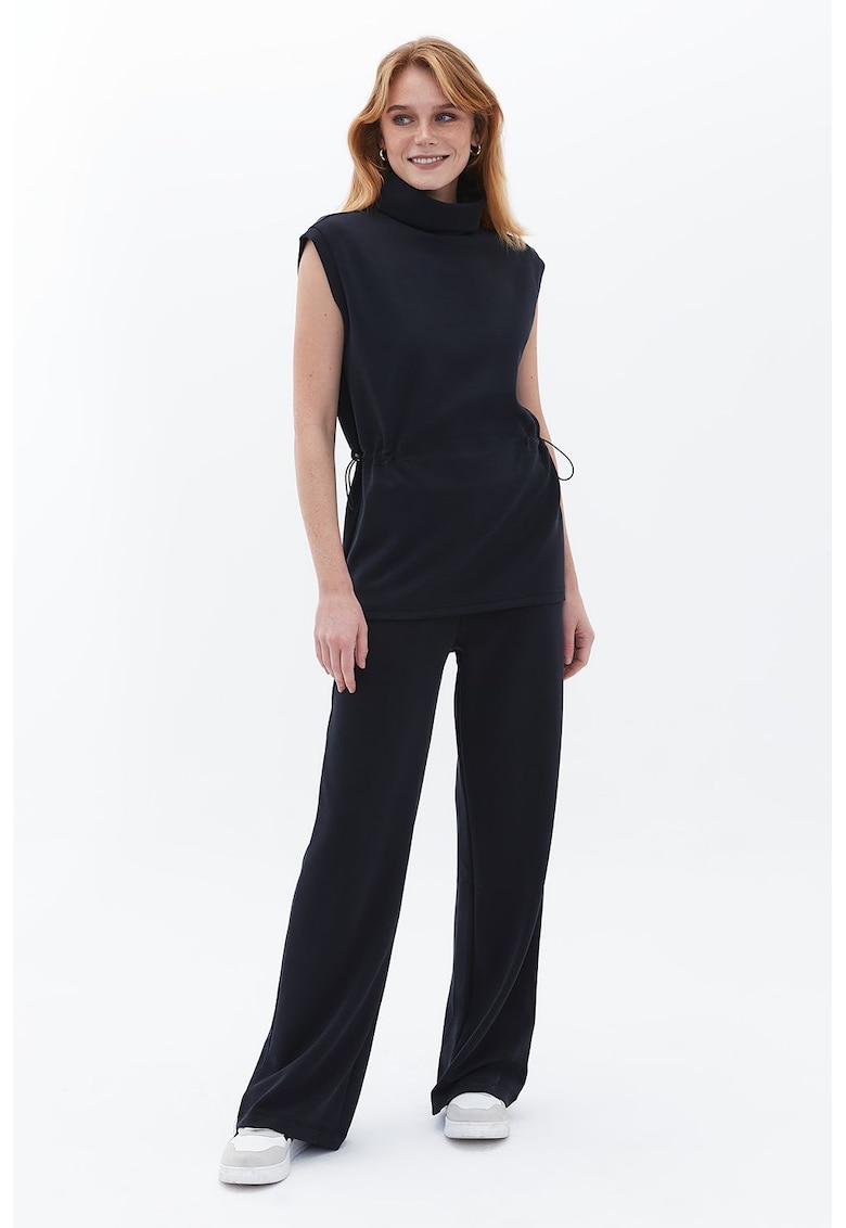 Pantaloni din amestec de modal cu buzunare laterale