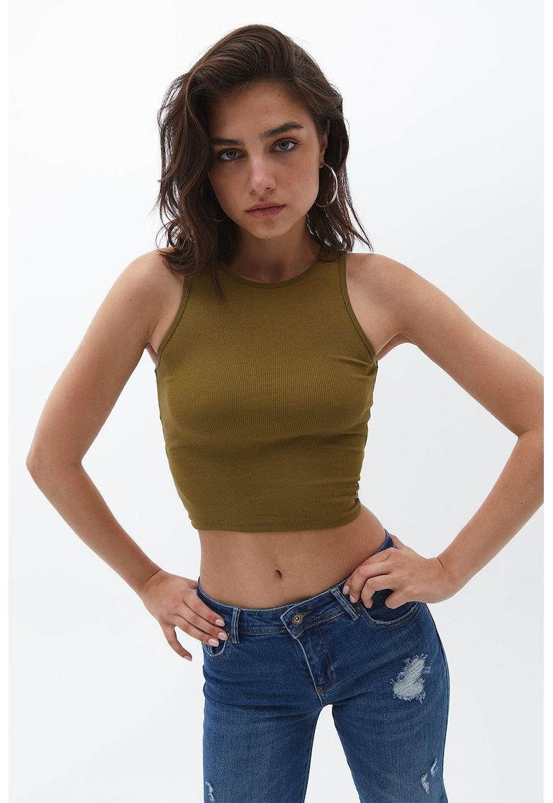 Top crop cu striatii