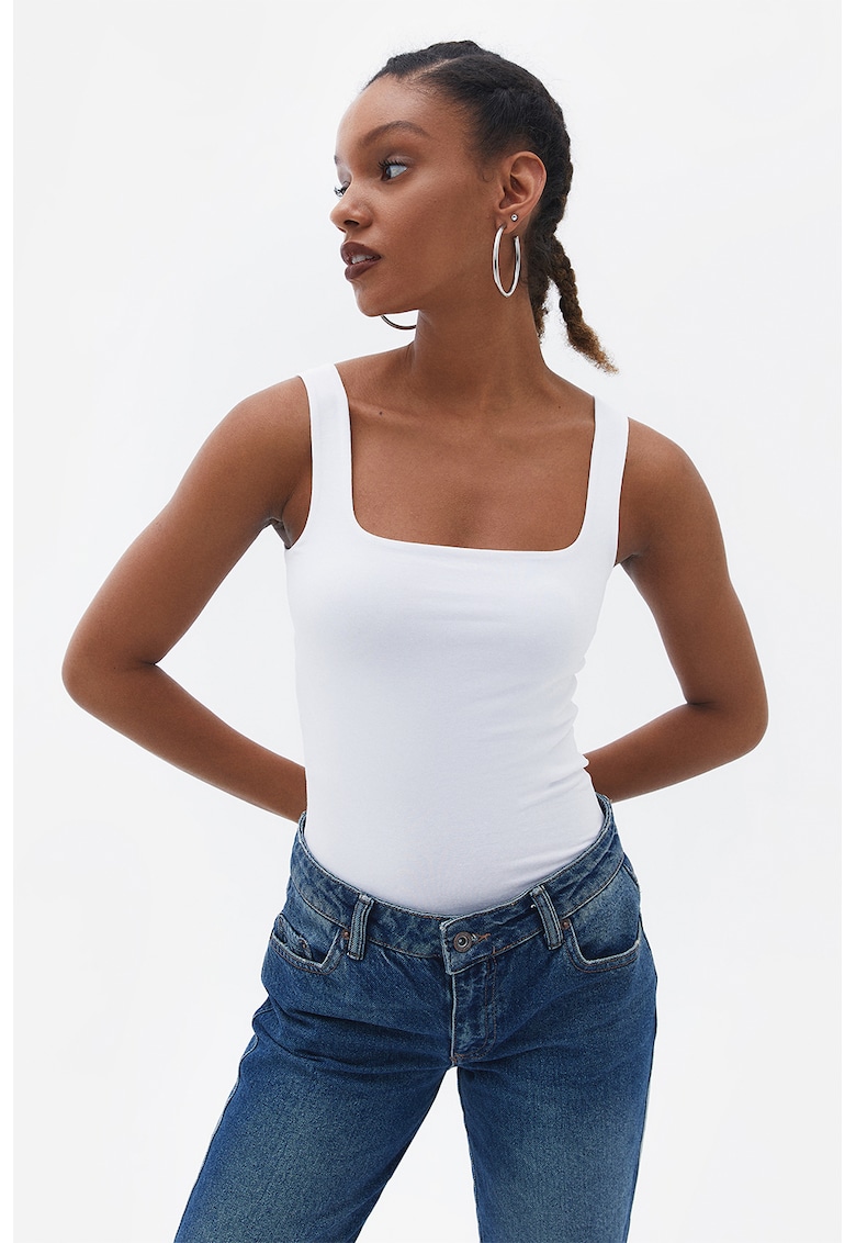 Top din amestec de bumbac