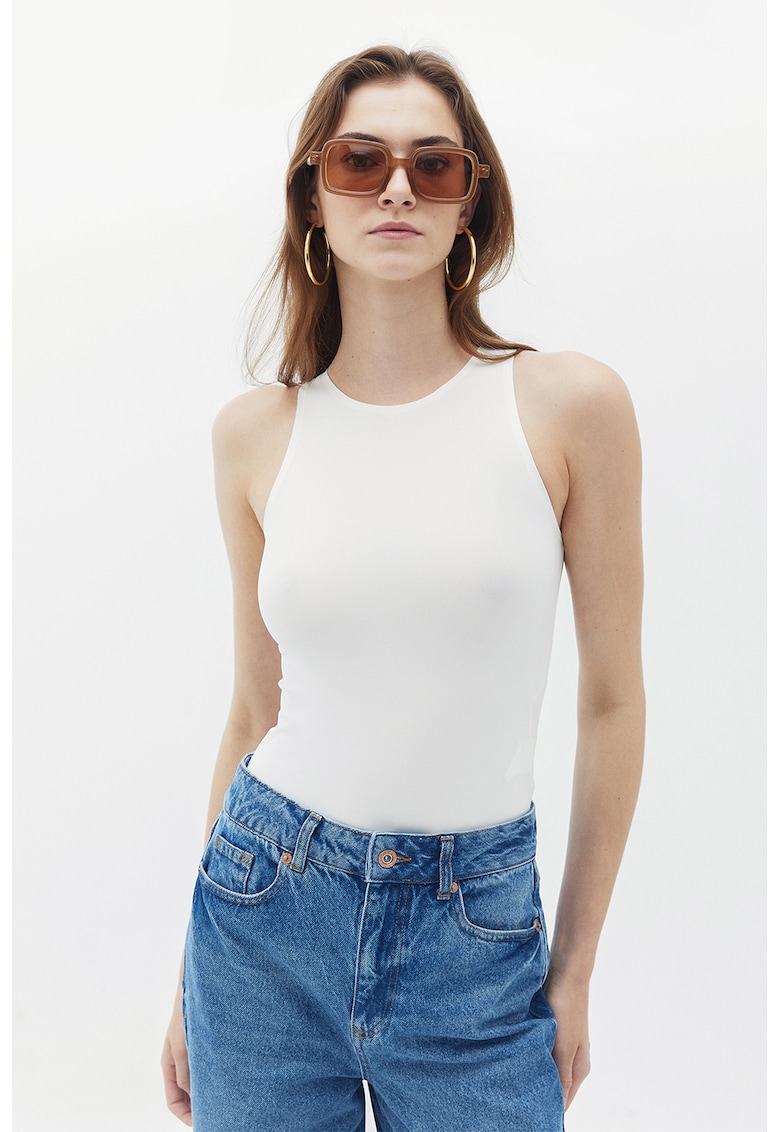 Body slim fit fara maneci