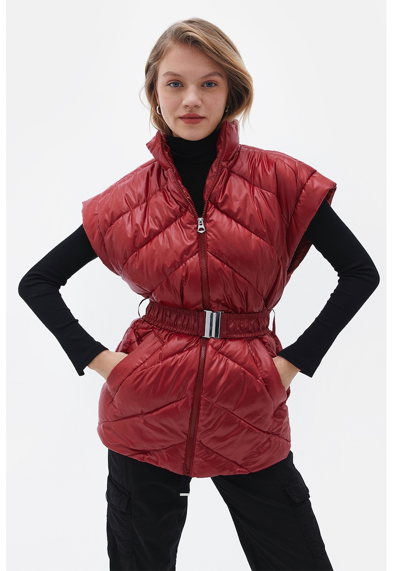 Vesta cu vatelina si maneci scurte