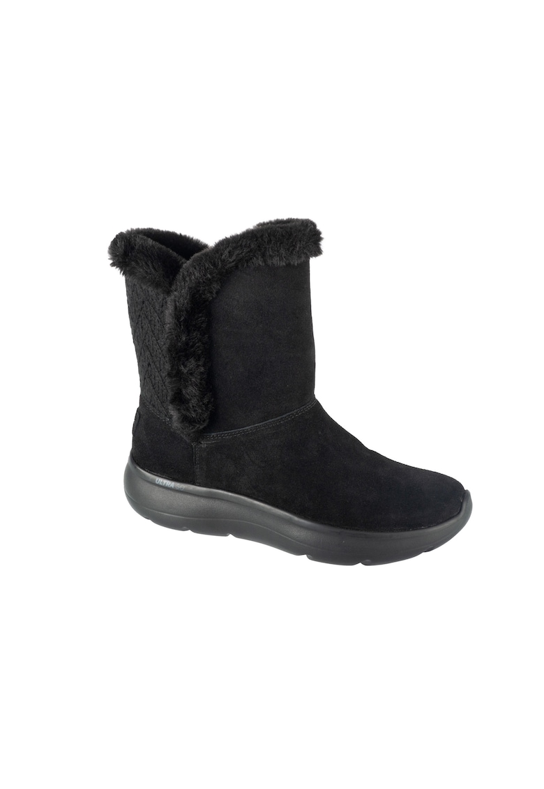 Skechers Ghete de iarna dama - On-The-GO Encore - Snow Flurry 144870 - Negru