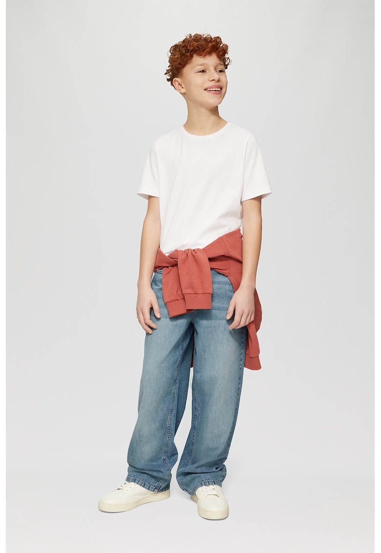 Blugi relaxed fit cu buzunare