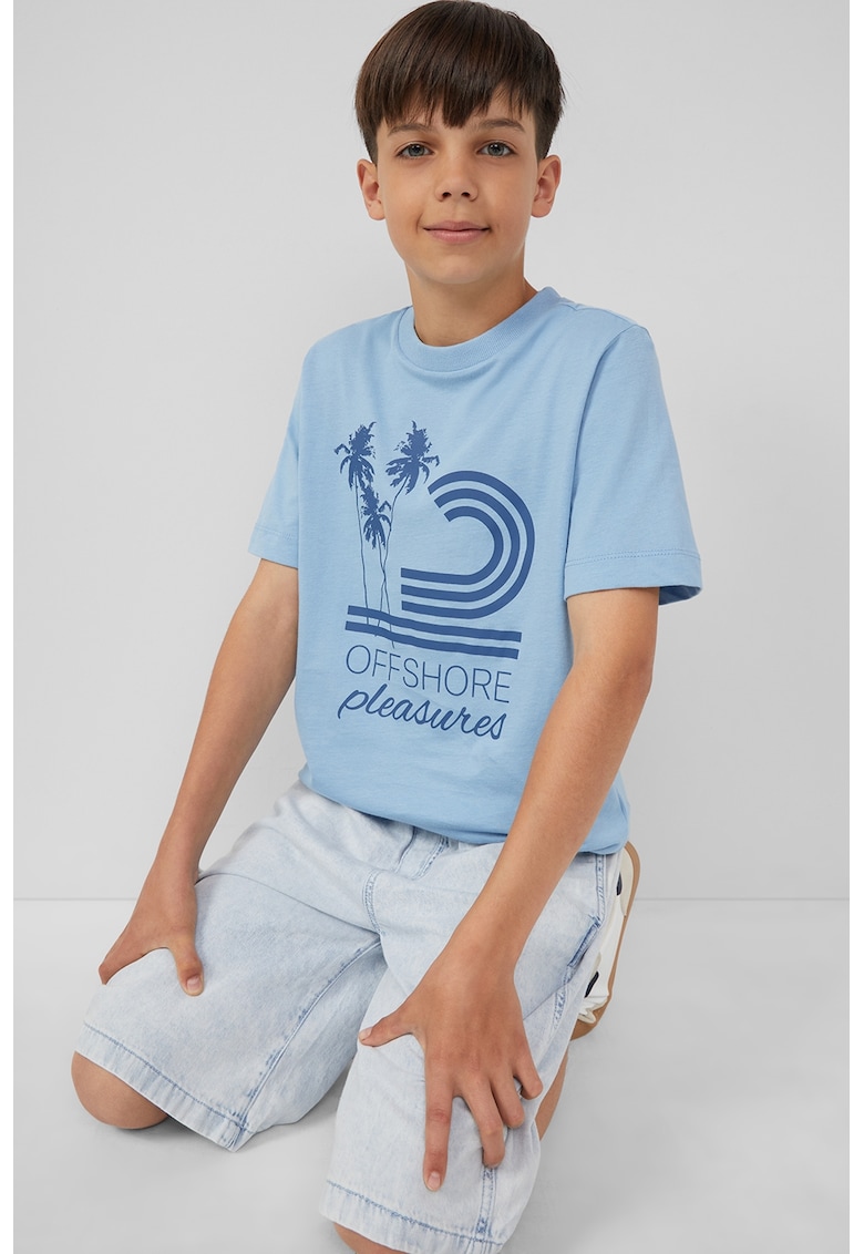 Tricou de bumbac cu design grafic