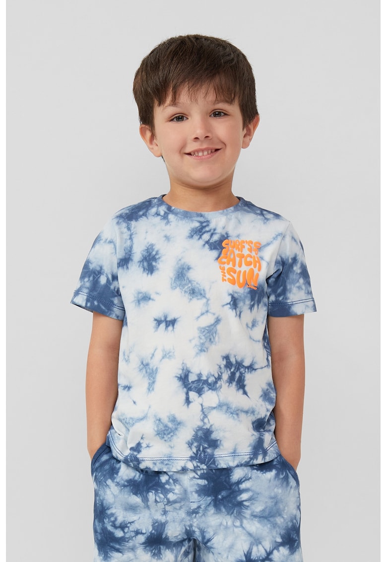 Tricou regular-fit cu model tie-dye