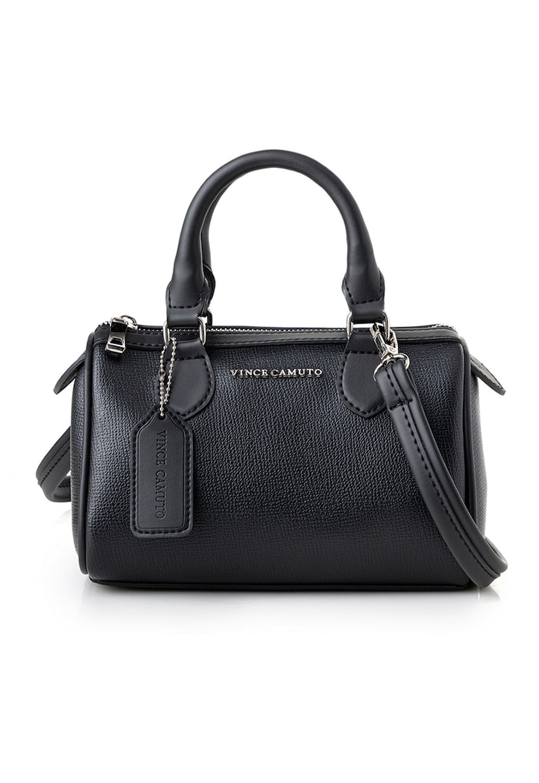 Geanta din piele ecologica cu maner si logo