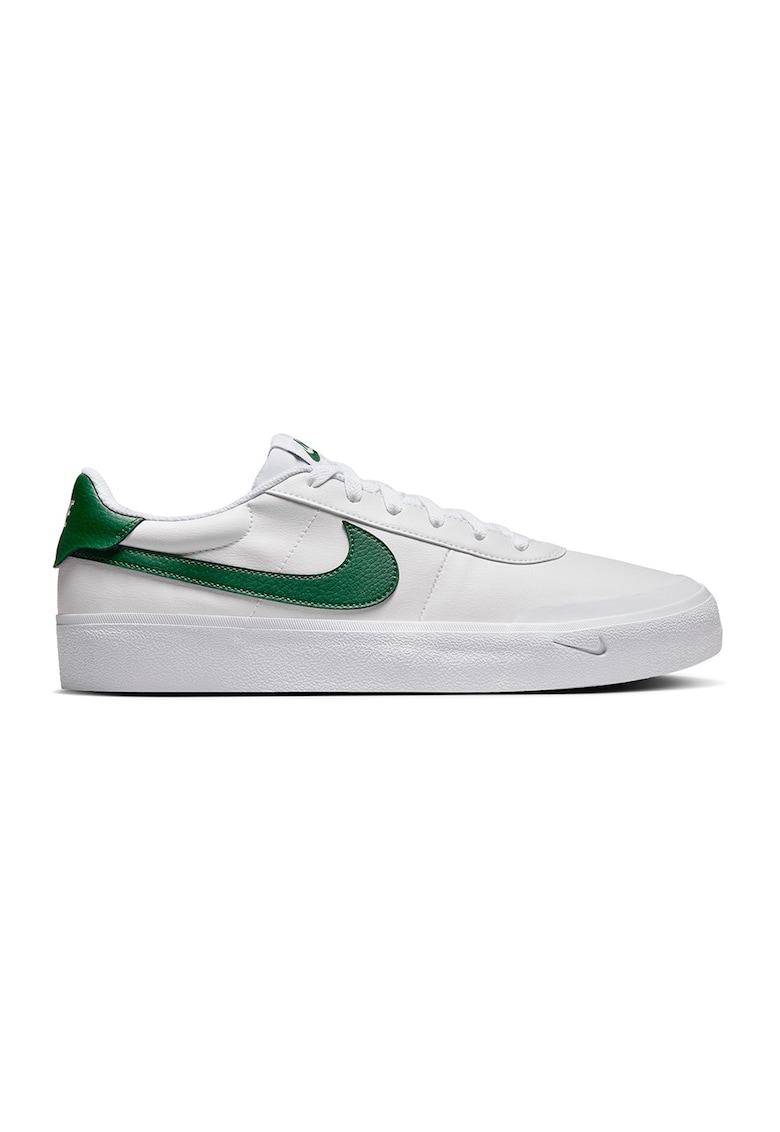 Pantofi sport low-cut din piele ecologica Court - Alb/Verde