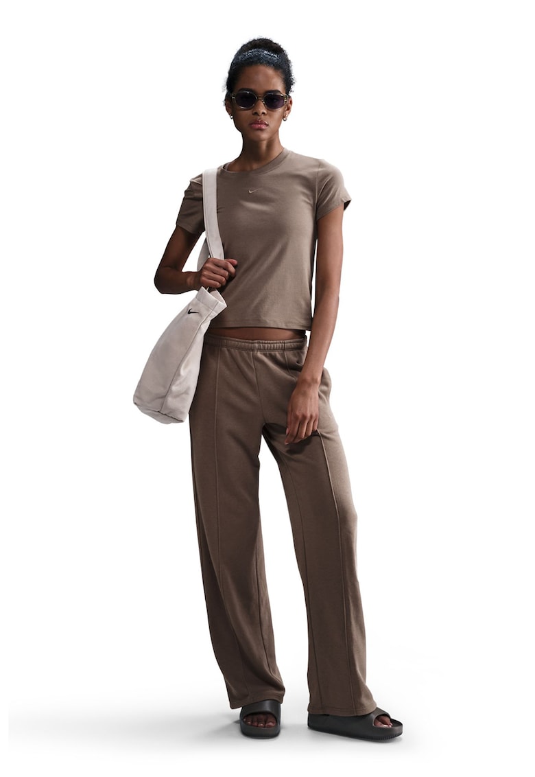 Tricou slim fit din amestec de modal