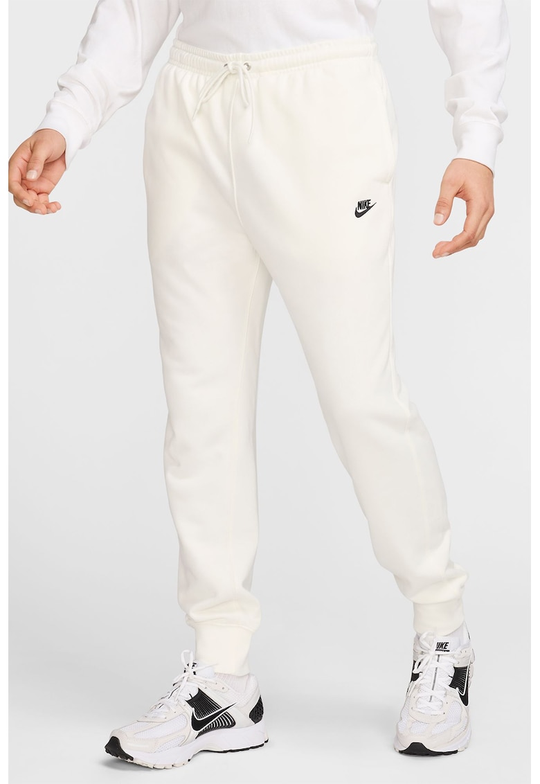 Pantaloni de trening din amestec de bumbac cu logo